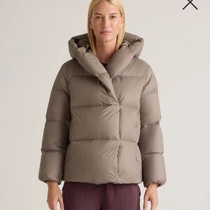 Quince Taupe Puffer Jacket